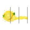 Mehrteiliges Bild Frischer Zitronensaft