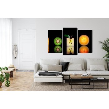 Mehrteiliges Bild Fruchthälften