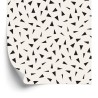 Tapete Geometrisches Muster - Verstreute Dreiecke
