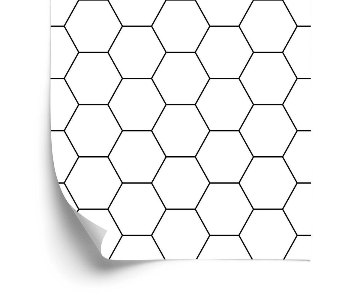 Tapete Geometrisches Muster - Sechseck