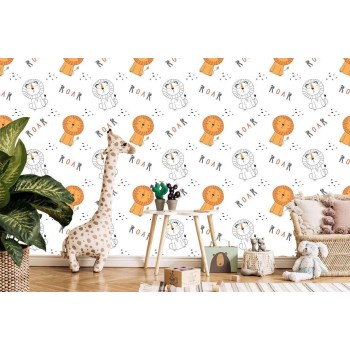 Tapete Pastell Lions Pets Jungenzimmer