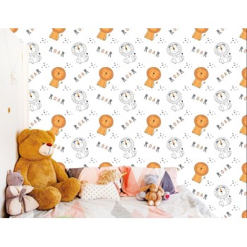 Tapete Pastell Lions Pets Jungenzimmer