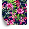 Tapete Exotische Blumenblätter