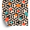 Tapete Bunte Geometrische Muster