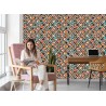Tapete Bunte Geometrische Muster