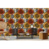 Tapete Bunte Sonnenblumen