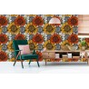 Tapete Bunte Sonnenblumen