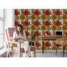 Tapete Bunte Sonnenblumen