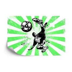 Fototapete Fußballstars: Streik!