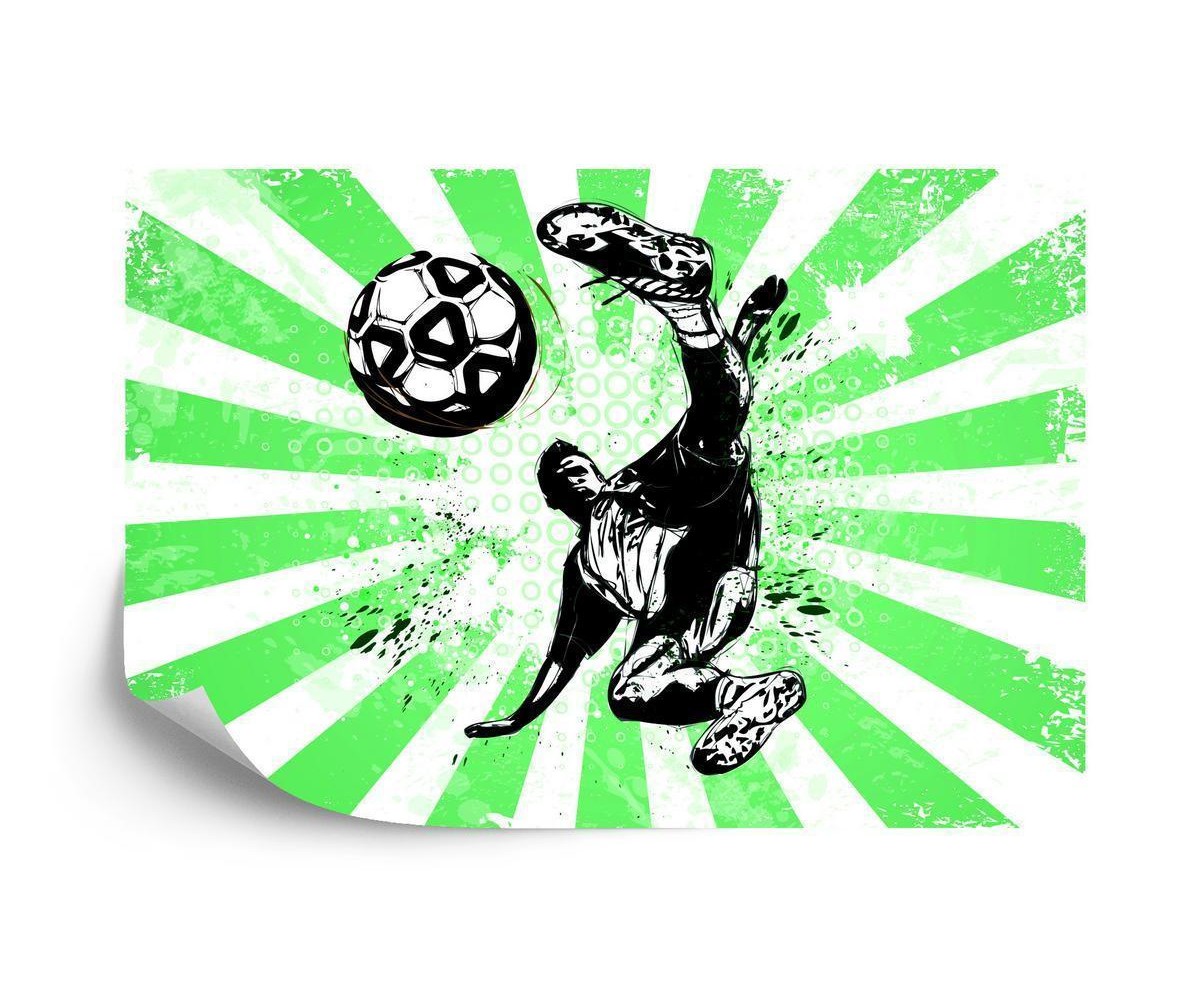 Fototapete Fußballstars: Streik!