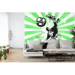 Fototapete Fußballstars: Streik!