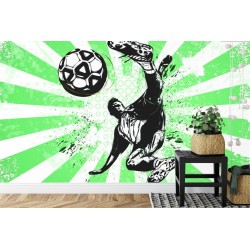 Fototapete Fußballstars: Streik!