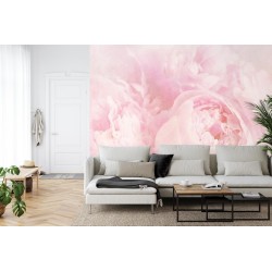 Fototapete Schöne Blüten Verblichenes Vintages Rosa