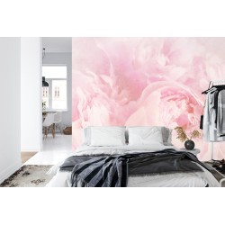Fototapete Schöne Blüten Verblichenes Vintages Rosa