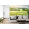 Fototapete Rolling Hills Verblasste Vintage