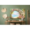 Leinwandbild Blumen Und Meer