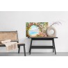 Leinwandbild Blumen Und Meer