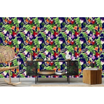 Tapete Verschiedene Blumen