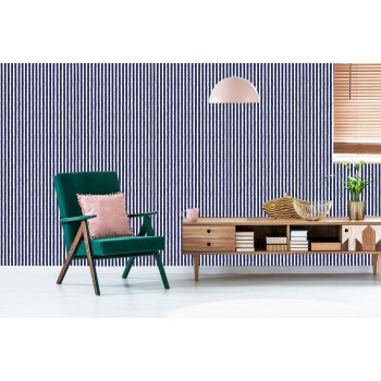 Tapete Elegant Mit Vertikalen Streifen Für Das Wohnzimmer Im Büro