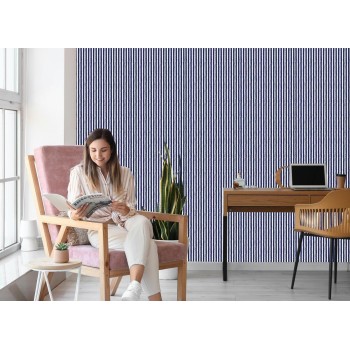 Tapete Elegant Mit Vertikalen Streifen Für Das Wohnzimmer Im Büro