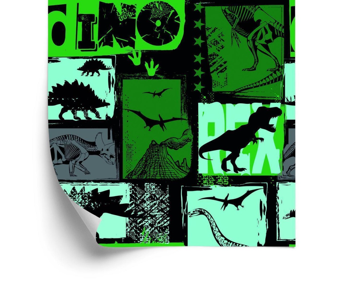 Tapete Jugendzimmer Mit Dinosauriern