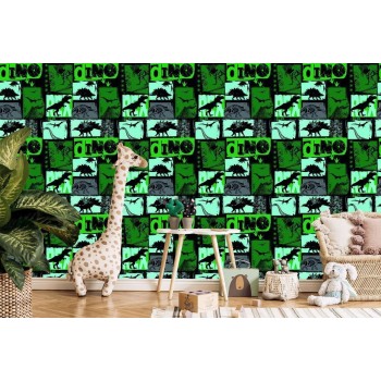 Tapete Jugendzimmer Mit Dinosauriern