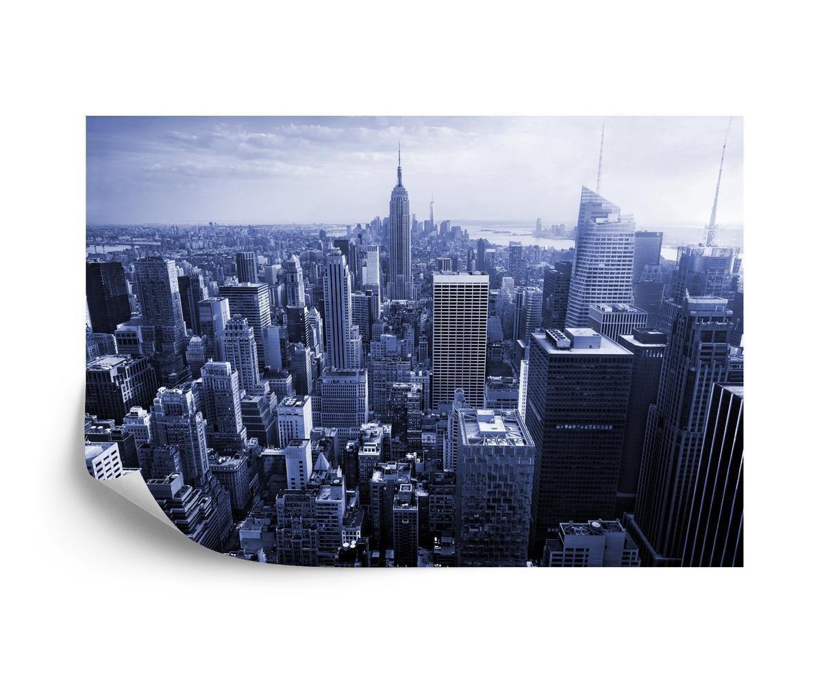 Fototapete Empire State View In Blau