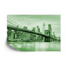 Fototapete Brooklyn Bridge Nyc In Grün