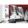Fototapete Herbst Wasserfall