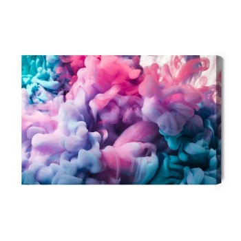 Leinwandbild Bunte Abstrakte Farbe