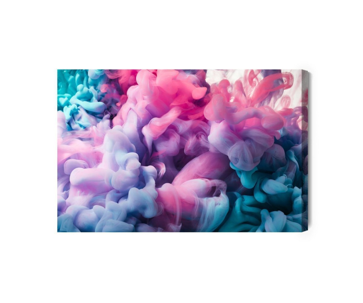 Leinwandbild Bunte Abstrakte Farbe