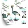 Tapete Schöne Vögel Und Blumen