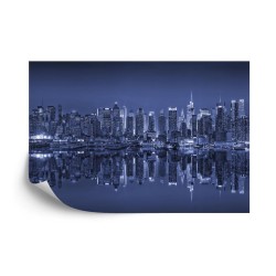Fototapete New Yorker Reflexionen In Blau