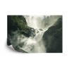 Fototapete A Flowing Waterfall In Norway