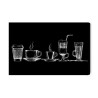 Leinwandbild Kaffeetassen-Set