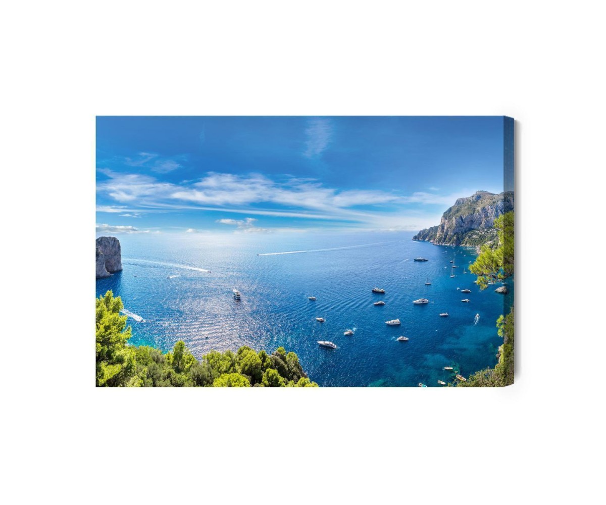 Leinwandbild Yachten Am Meer