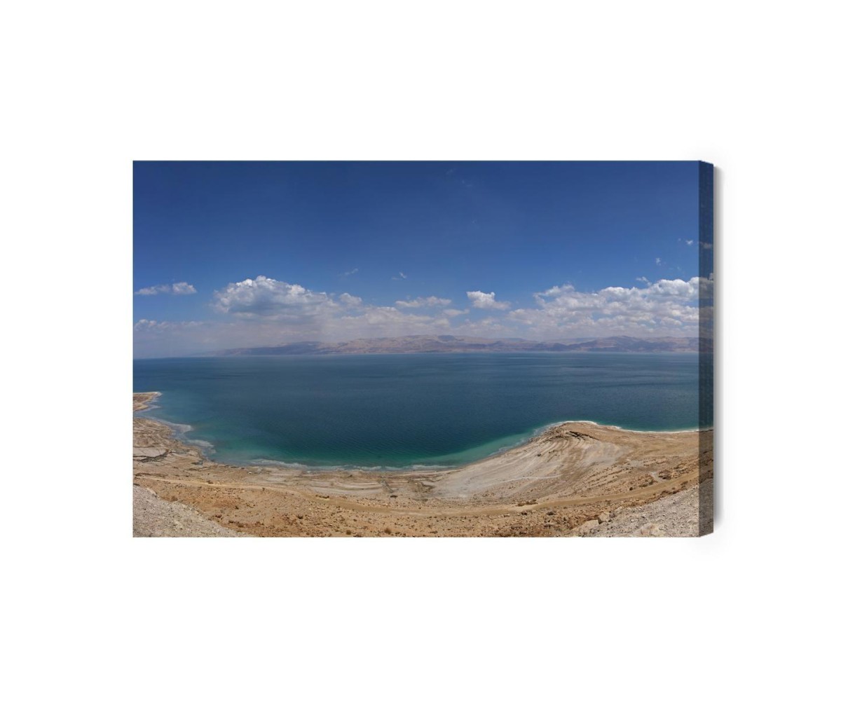 Leinwandbild Horizont Über Dem Toten Meer