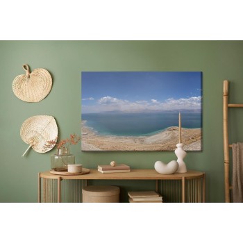 Leinwandbild Horizont Über Dem Toten Meer