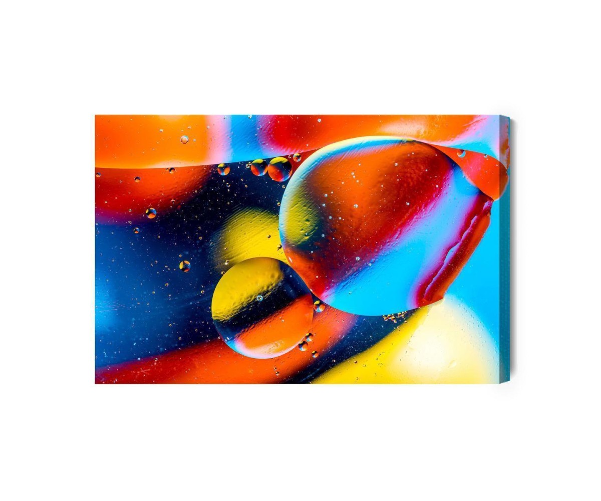 Leinwandbild Bunte Abstrakte Tropfen