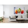 Mehrteiliges Bild Eine Reihe Von Sommercocktails