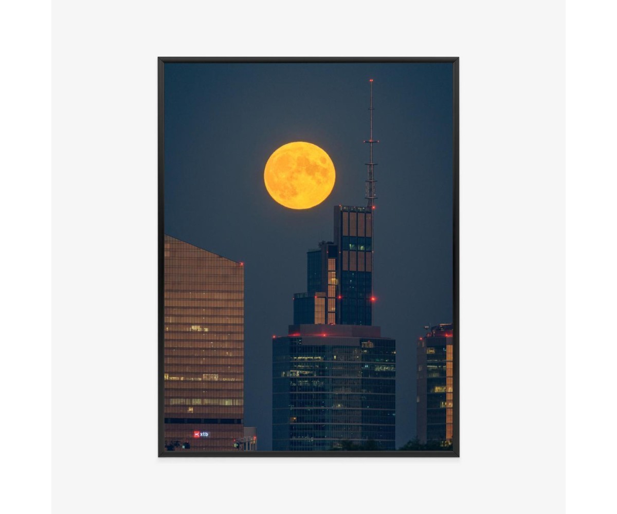 Poster Vollmond In Warschau