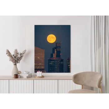 Poster Vollmond In Warschau