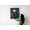 Poster Vollmond In Warschau