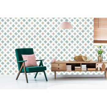 Tapete Bunte Geometrische Muster