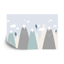 Fototapete Verschlafene Berge
