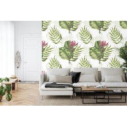 Fototapete Monstera Blätter