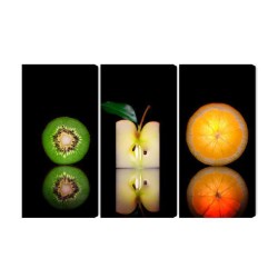 Mehrteiliges Bild Fruchthälften