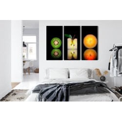 Mehrteiliges Bild Fruchthälften