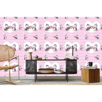 Tapete Verliebte Pinguine