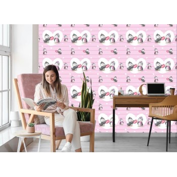 Tapete Verliebte Pinguine